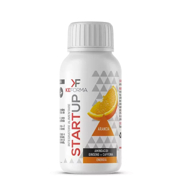 Image de la boisson énergétique START UP : mélange d'acides aminés et d'extraits de plantes, parfait pour optimiser l'énergie avant l'effort.