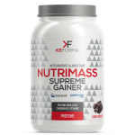 Image de NUTRIMASS SUPREME GAINER : poudre de protéines complète, idéale pour un repas nutritif et sans gluten, parfaite pour la croissance de la masse musculaire.