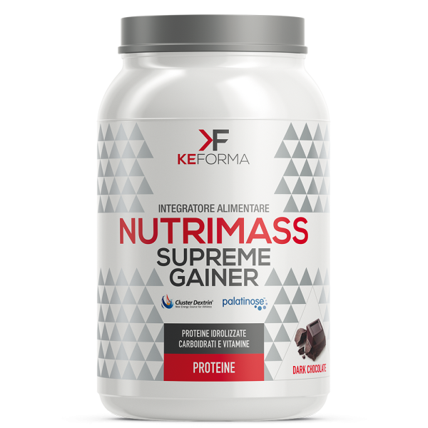 Image de NUTRIMASS SUPREME GAINER : poudre de protéines complète, idéale pour un repas nutritif et sans gluten, parfaite pour la croissance de la masse musculaire.