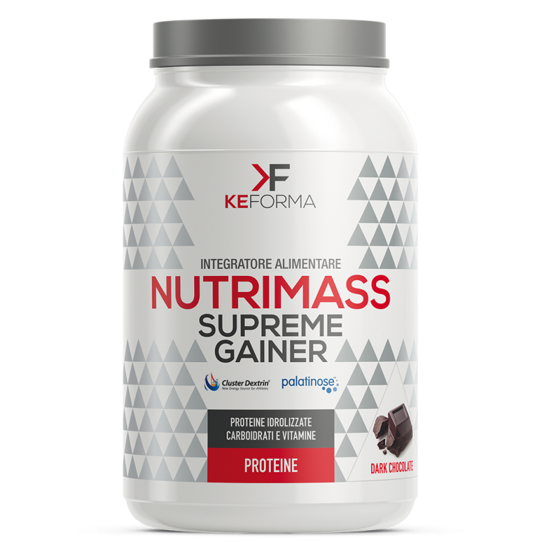Image de NUTRIMASS SUPREME GAINER : poudre de protéines complète, idéale pour un repas nutritif et sans gluten, parfaite pour la croissance de la masse musculaire.